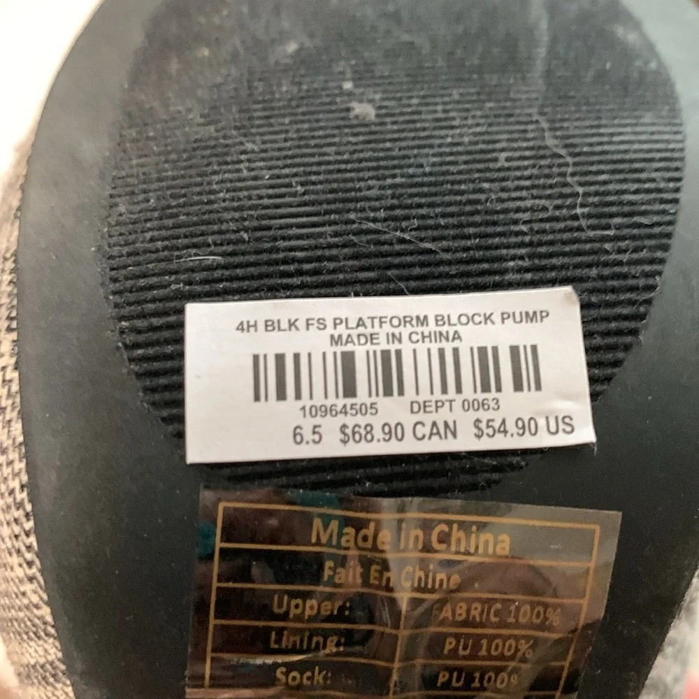 Torrid Block Heel Platform Pump Size 6.5 NWT‎